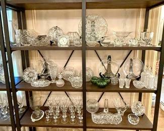 Steuben, Waterford, Lalique, Ceska, Bacarat, American Brilliant cut glass.  The list goes on for miles.  If it was made…we’ve got it at this amazing sale!