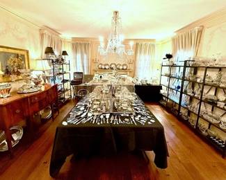 Fine sterling, fine crystal, fine art and antiques!  It doesn’t get better than this.  Holiday entertaining and Holiday gift giving at its best.  Let’s do this!