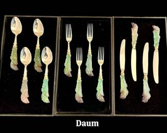 Daum “Nature” flatware