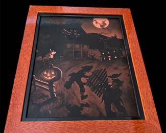 Halloween photo plate