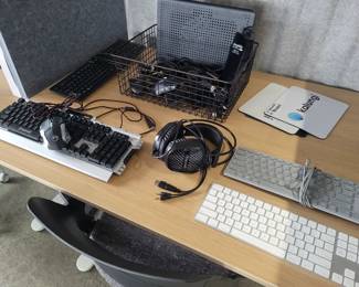 Computer equipment including keyboards, headphones, webcams and more