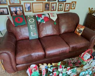Leather sofa