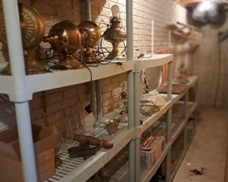 Misc. racks and lamp parts