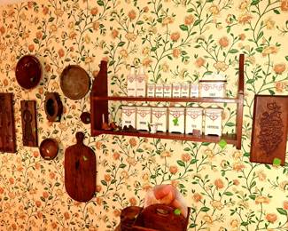 Antique wooden items