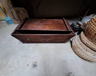Antique dough box.