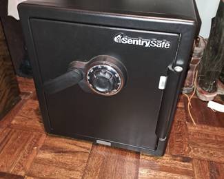 One of two Sentry safes. 