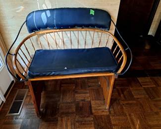 Antique buggy seat.