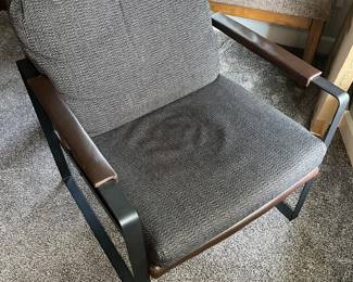 Metal frame accent chair by Anji Fumu Furniture Co.