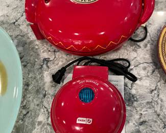 Dash mini pie maker; quesadilla maker by The El Paso Chile Company.