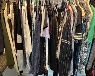 Extensive selection of high-end women’s clothing. Brands include Sanctuary, Collective Concepts, Zenana, Marc New York, Soaked, Community, Fate, Only, Joie, Banana Republic, Tempo Paris, Trina Turk, C & C, and many more.