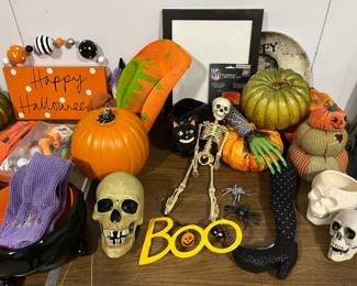 Halloween decorations/decor.