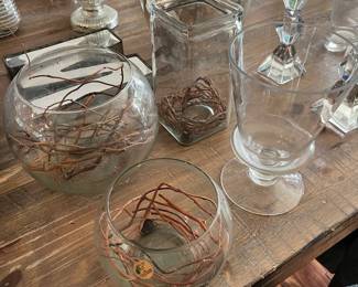 Sampling of the nice selection of glassware.