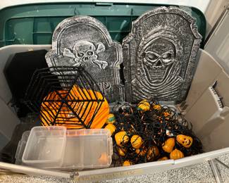 Halloween decorations/decor.