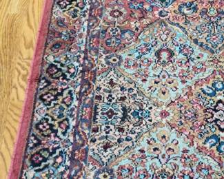 KARASTAN WOOL KIRMAN 4'3" X 6' BEAUTIFUL AREA RUG WITH MATCHING RUGS OF VARIOUS SIZES $50 TO $200 APPROX 5 MATCHING