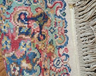 KARASTAN WOOL KIRMAN 4'3" X 6' BEAUTIFUL AREA RUG WITH MATCHING RUGS OF VARIOUS SIZES $50 TO $200 APPROX 5 MATCHING