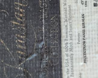 KARASTAN WOOL KIRMAN 4'3" X 6' BEAUTIFUL AREA RUG WITH MATCHING RUGS OF VARIOUS SIZES $50 TO $200 APPROX 5 MATCHING