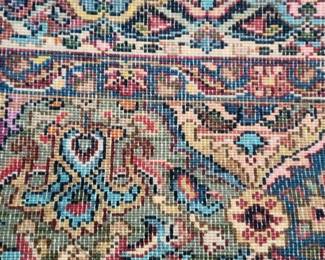 KARASTAN WOOL KIRMAN 4'3" X 6' BEAUTIFUL AREA RUG WITH MATCHING RUGS OF VARIOUS SIZES $50 TO $200 APPROX 5 MATCHING