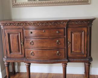 STUNNING KELLER FURNITURE WOOD SIDE BOARD/BUFFET