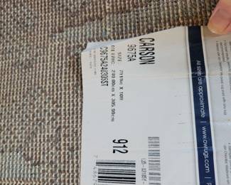 7' 10" X 10' LARGE THICK BLUE/GRAY AREA RUG