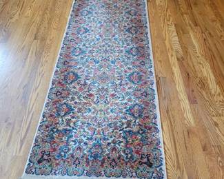 KARASTAN WOOL KIRMAN 4'3" X 6' BEAUTIFUL AREA RUG WITH MATCHING RUGS OF VARIOUS SIZES $50 TO $200 APPROX 5 MATCHING