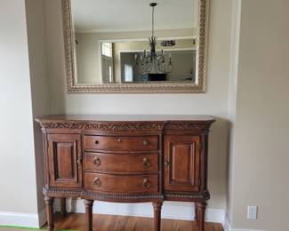 STUNNING KELLER FURNITURE WOOD SIDE BOARD/BUFFET $225