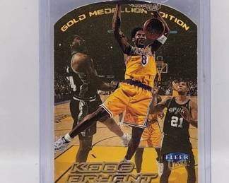  KOBE BRYANT GOLD MEDALLION DIE CUT 