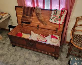 Cedar chest. 