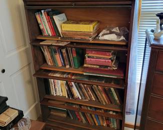 Antique barrister shelves. 