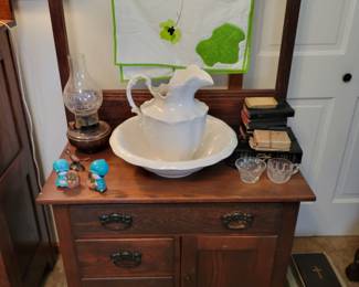 Beautiful antique dry sink!