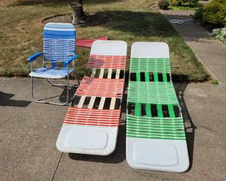 80's jelly lounge chairs!