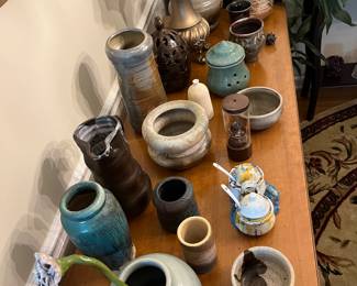 Hand made pottery