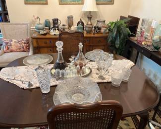 Decanters, glasses, pottery, and more entertaining essentials