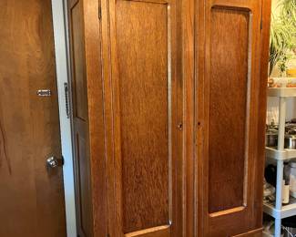 Lovely antique knock down cabinet