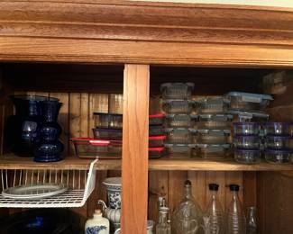 Glass dishes with lids