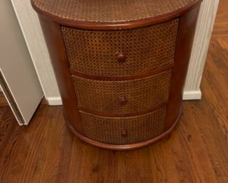 Rattan drawers or accent table 