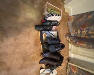 Shoes in bedroom