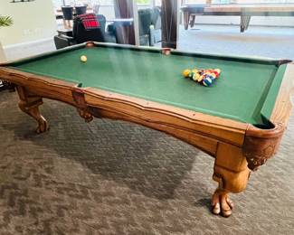 Gore Gulck Pocket Pool Table - Home Owner Gave Us Permission To Pre-Sale this Item. Please Call us at 989-600-8192 for more info! 