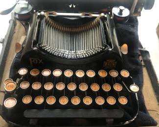 Antique Fox typewriter