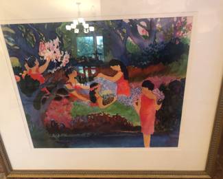 Original Barbara Thelin Preston watercolor