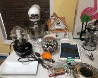 KitchenAid mixer and blender