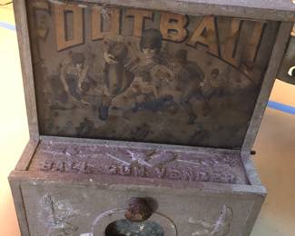 c1925 Football Ball Gum Vender