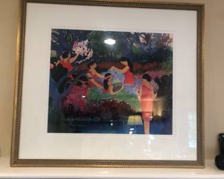 Original Barbara Thelin Preston watercolor