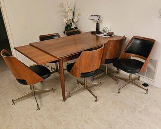 Teak dining table