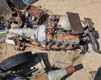 3514  Ford V8 Engine with Transmission 