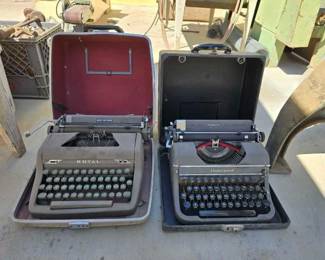 1036  Royal Typewriter and Underwood Typewriter 