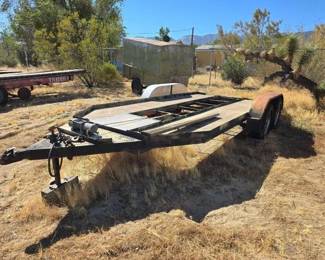 210  16ft 2 Axle Single Car Trailer 