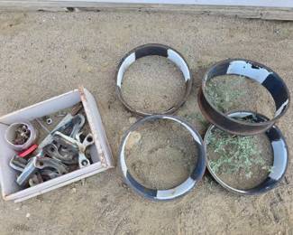 3008  4 Wheels with Webb 3313 Wheel Clamps 