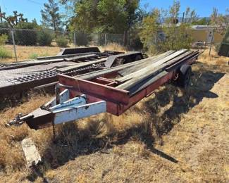 206  18ft Flat 2 Axle Trailer 