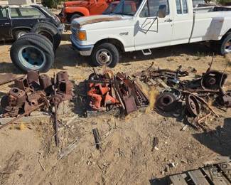 4204  Transmission Cases, Wheel Hubs, Leaf Springs, and Scrap Metal 