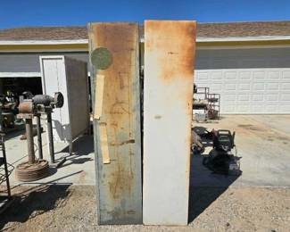 1034  2 Metal Cabinets 